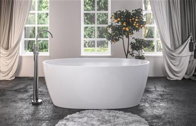 Wandsworth 1500 x 720 x 585mm Freestanding Bath inc Waste - White